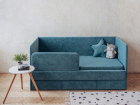 Диван-кровать Happy (бирюзовый) в Жатае - zhataj.mebel-nsk.ru | фото