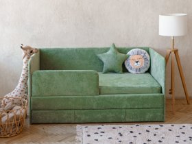Диван-кровать Happy (зеленый) в Жатае - zhataj.mebel-nsk.ru | фото