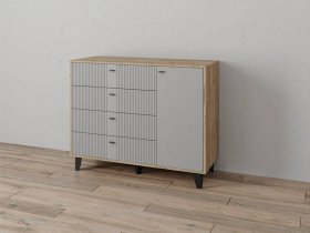 Комод «Катрин-13» (дуб крафт серый/серый) в Жатае - zhataj.mebel-nsk.ru | фото