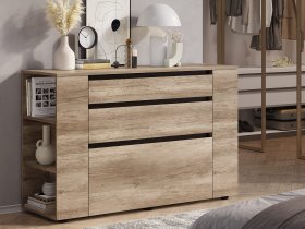Комод КМ-06 Энигма (венге/дуб каньон) в Жатае - zhataj.mebel-nsk.ru | фото