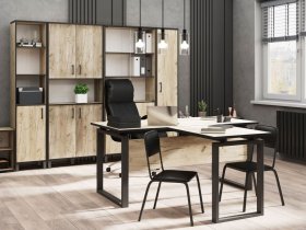 Комплект Гермес лофт (дуб крафт серый) в Жатае - zhataj.mebel-nsk.ru | фото