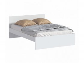 Кровать двуспальная 1,4м Бруклин СБ-3353 (белый) в Жатае - zhataj.mebel-nsk.ru | фото