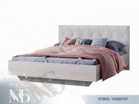 Кровать двуспальная 1,6м Кимберли КР-13 в Жатае - zhataj.mebel-nsk.ru | фото