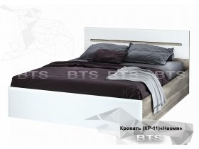 Кровать двуспальная 1,6 м  Наоми КР-11 в Жатае - zhataj.mebel-nsk.ru | фото