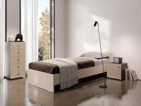 Кровать односпальная 0,9м Гиза в Жатае - zhataj.mebel-nsk.ru | фото