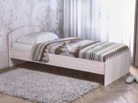 Кровать односпальная 80 с низкой спинкой (ясень шимо светлый) в Жатае - zhataj.mebel-nsk.ru | фото