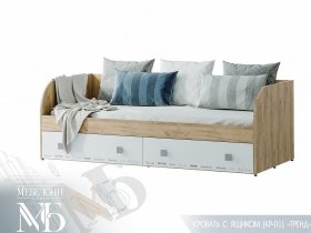 Кровать с ящиками Тренд КР-01 в Жатае - zhataj.mebel-nsk.ru | фото
