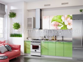 Кухонный гарнитур Яблоневый цвет в Жатае - zhataj.mebel-nsk.ru | фото