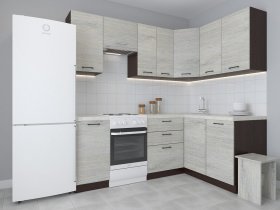 Модульная угловая кухня 1,4м*2,1м Лада (пикард) в Жатае - zhataj.mebel-nsk.ru | фото