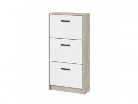 Обувница ОБ-2 Вега (дуб крафт серый/белый) в Жатае - zhataj.mebel-nsk.ru | фото