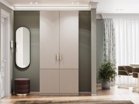 Шкаф двухстворчатый Эккервуд (Нью) (меланж) в Жатае - zhataj.mebel-nsk.ru | фото