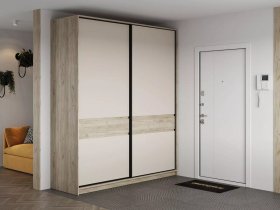 Шкаф-купе Бостон ШК-005 (2.0 м) (дуб крафт серый/кашемир) в Жатае - zhataj.mebel-nsk.ru | фото