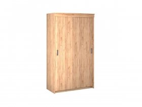 Шкаф-купе двухдверный Ирина Шк013.1 (дуб крафт золотой) в Жатае - zhataj.mebel-nsk.ru | фото