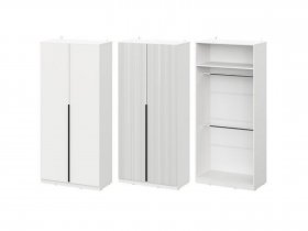 Шкаф ШК-100 Эккервуд (белый) в Жатае - zhataj.mebel-nsk.ru | фото
