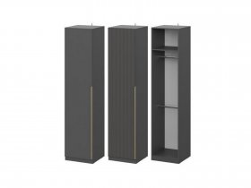 Шкаф ШК-50 Эккервуд (графит) в Жатае - zhataj.mebel-nsk.ru | фото
