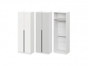 Шкаф ШК-75 Эккервуд (белый) в Жатае - zhataj.mebel-nsk.ru | фото