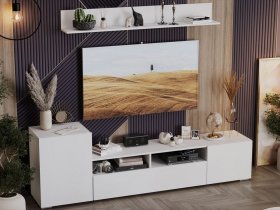 Стенка «Сильвия» (белый ясень) в Жатае - zhataj.mebel-nsk.ru | фото